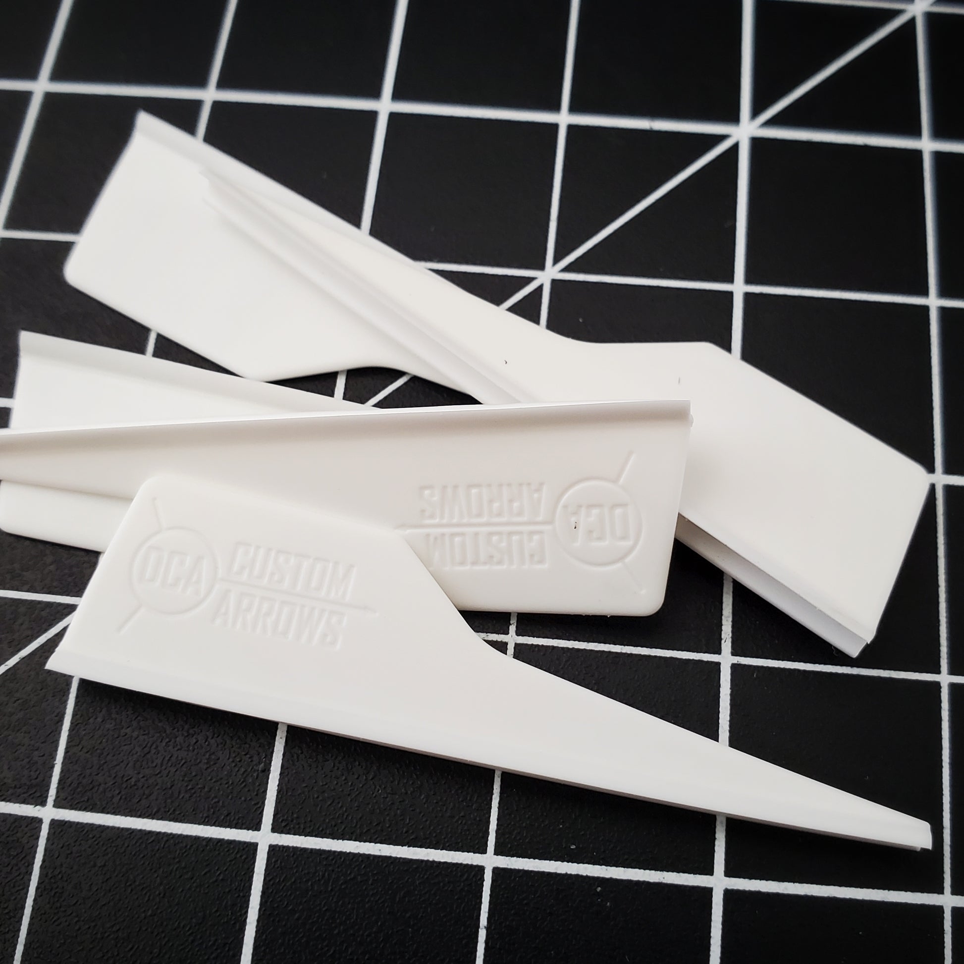 DCA Custom Arrows White Vanes