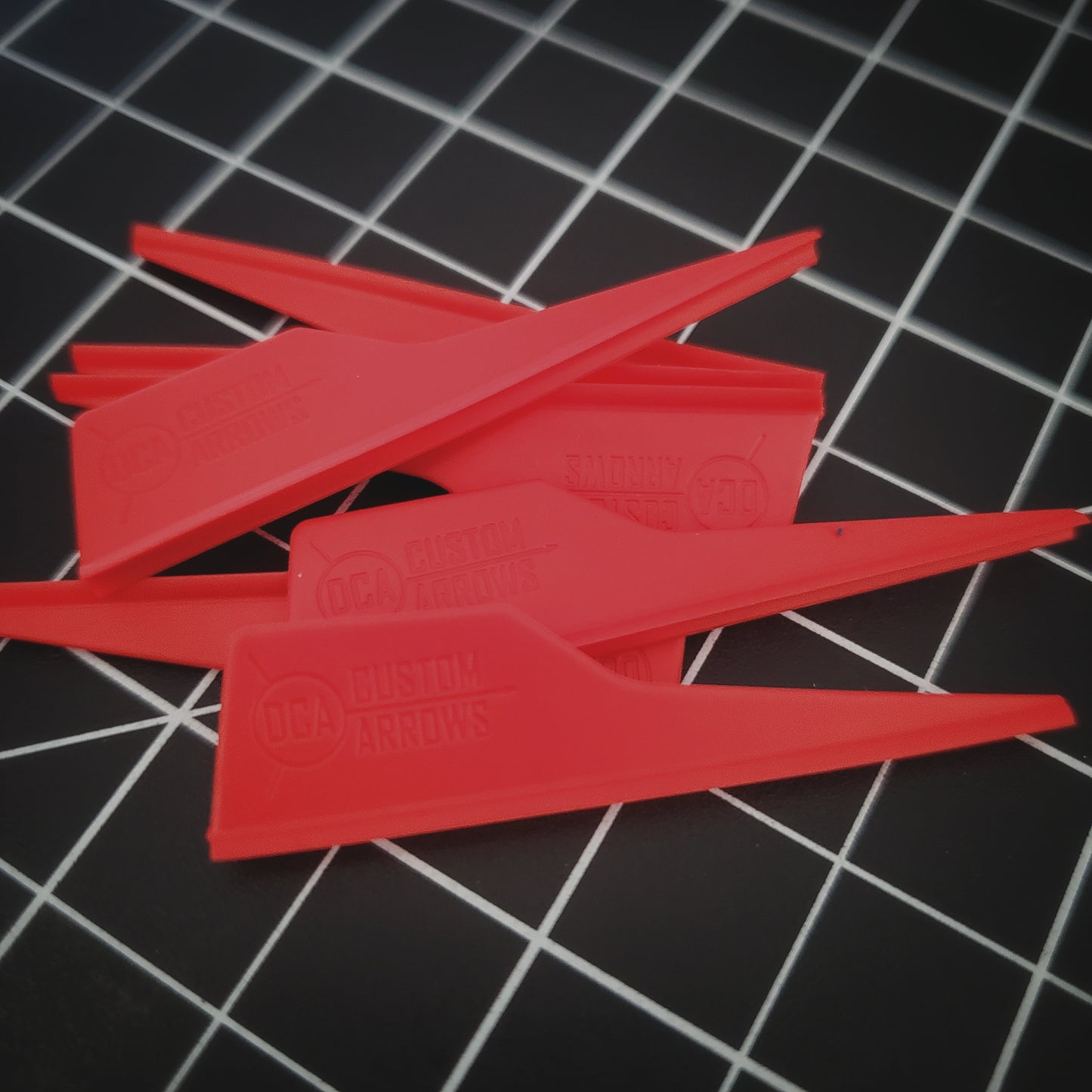 DCA Custom Arrows Arrow Wrap Red Vanes