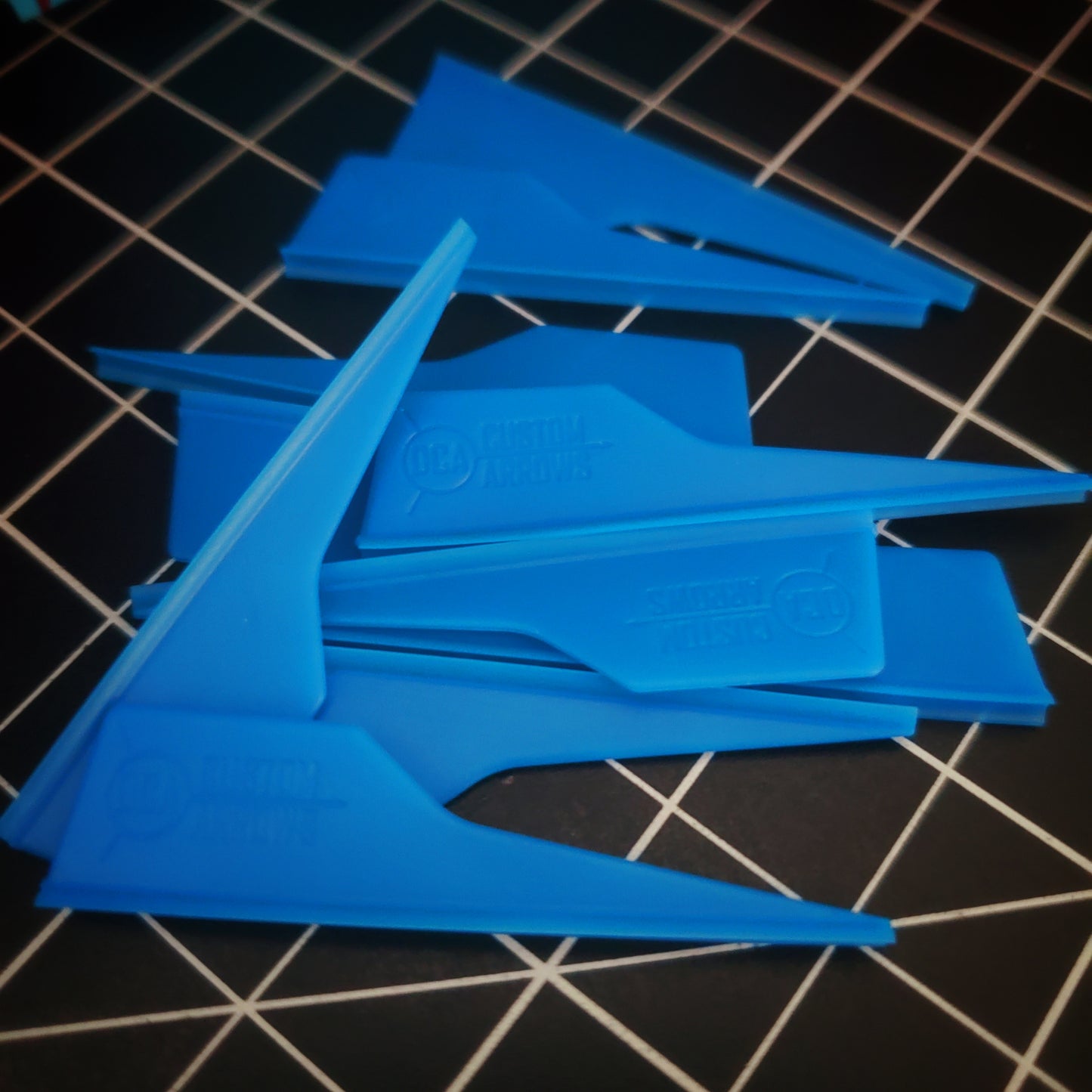 DCA Custom Arrows Arrow Wrap Blue Vanes