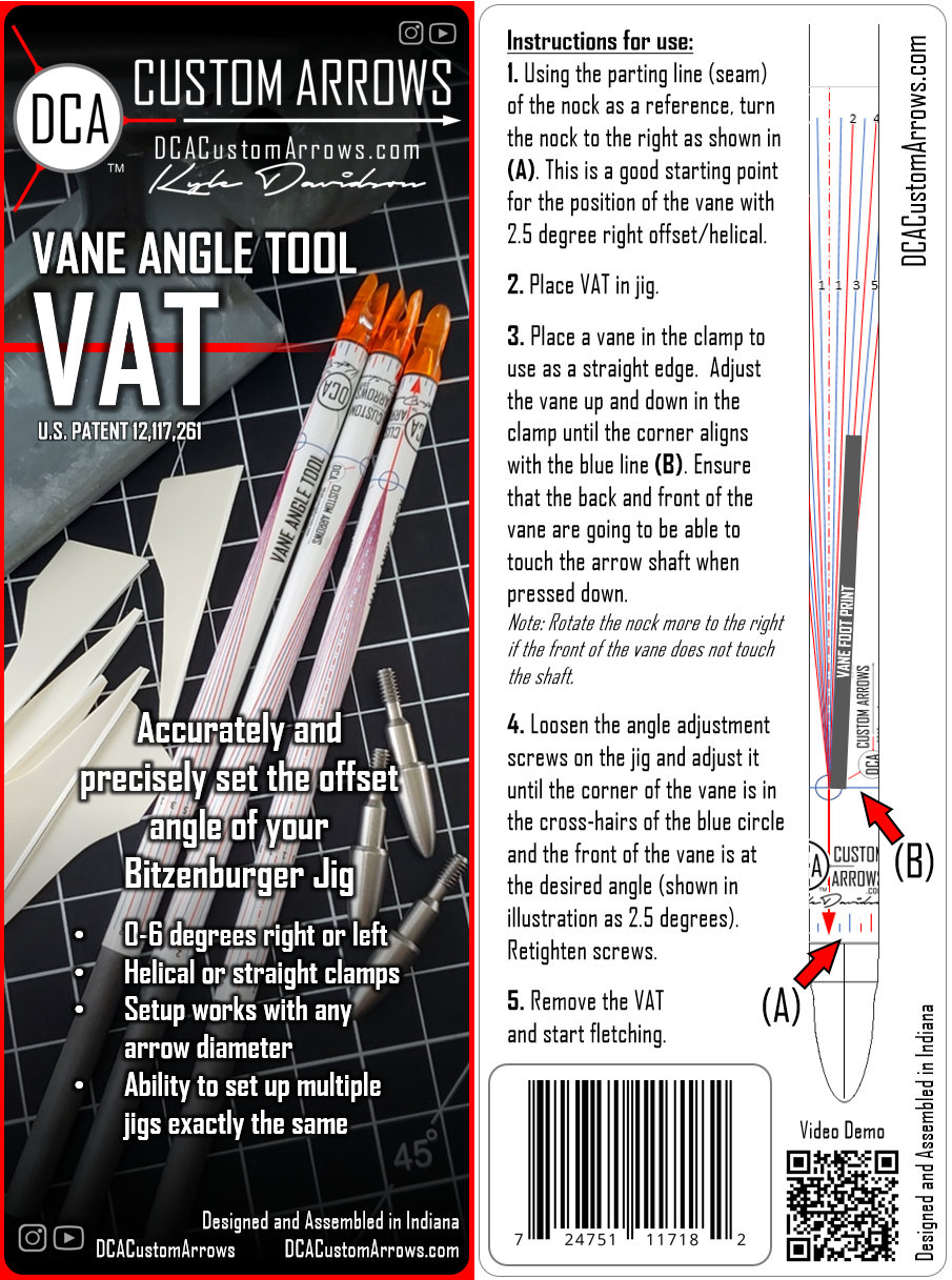 DCA Custom Arrows Vane Angle Tool